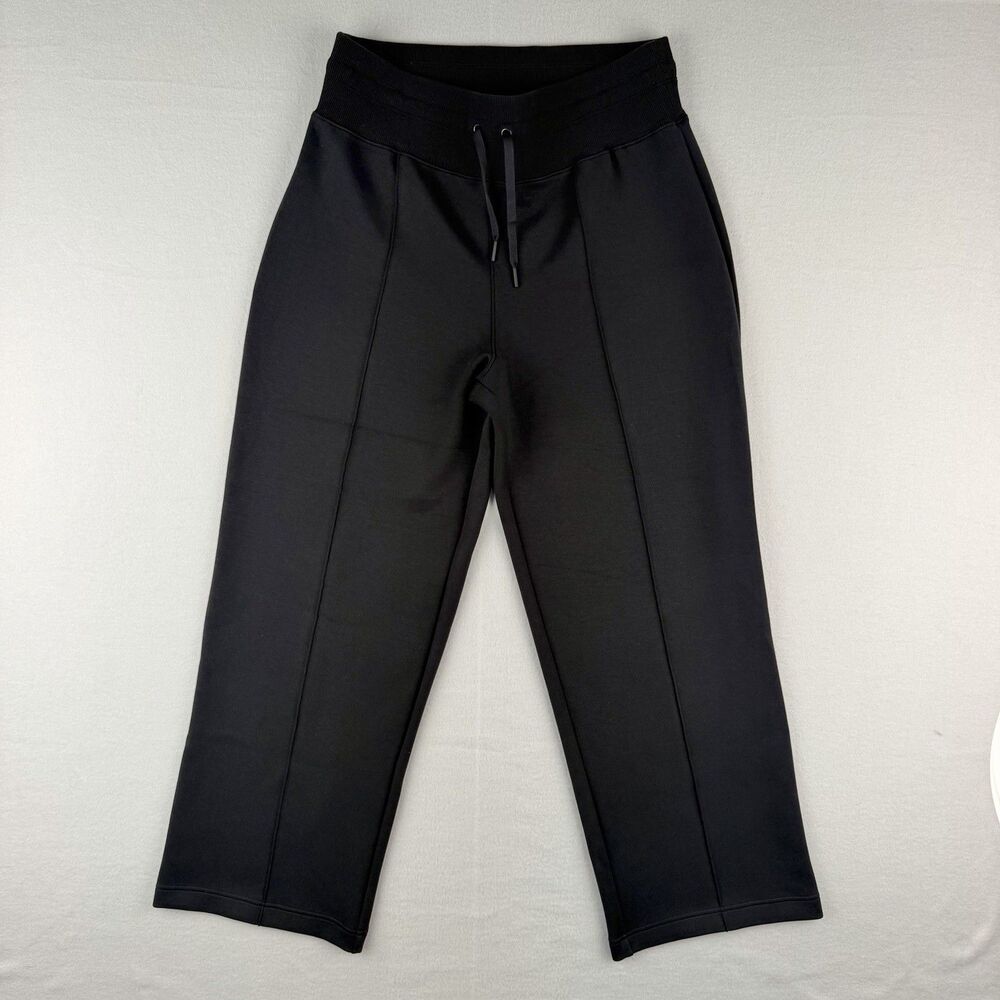 NWT Spanx Air Essentials Luxe Heavyair Very Black Straight Leg Pants Womens XL